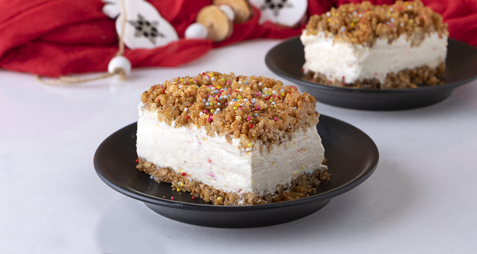 Χριστουγεννιάτικο semifreddo Άκης Πετρετζίκης